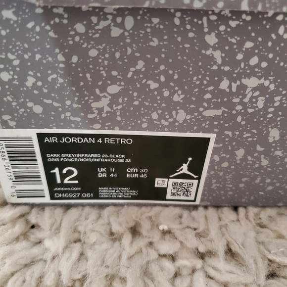 Air Jordan 4 retro empty box - Picture 3 of 5